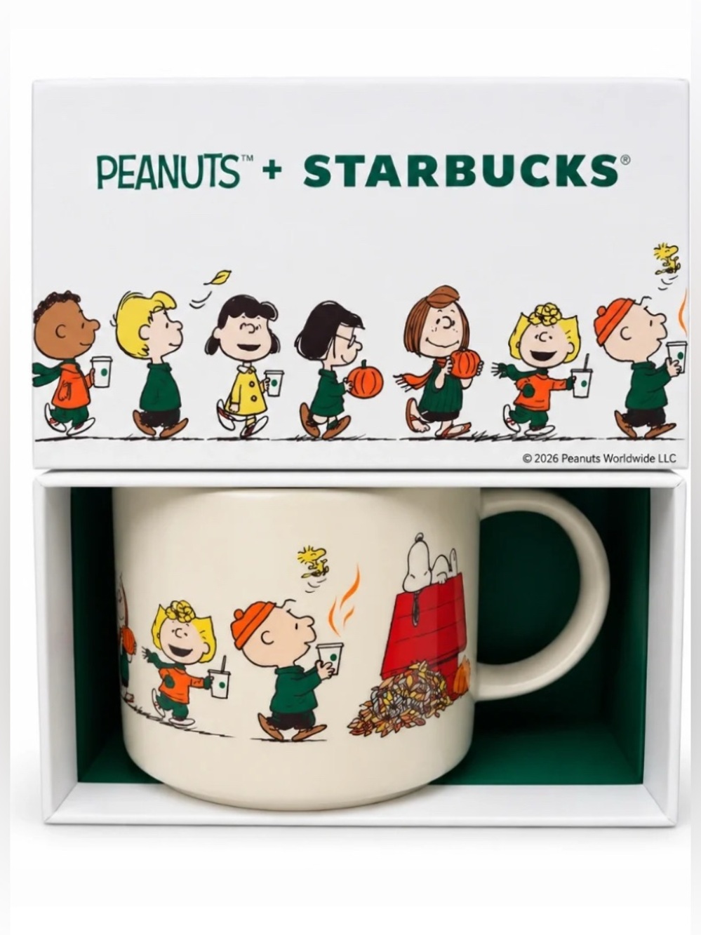 (3) Starbucks, Snoopy glass cold cup, stainless steel cold cup, & ceramic mug. - Picture 11 of 12